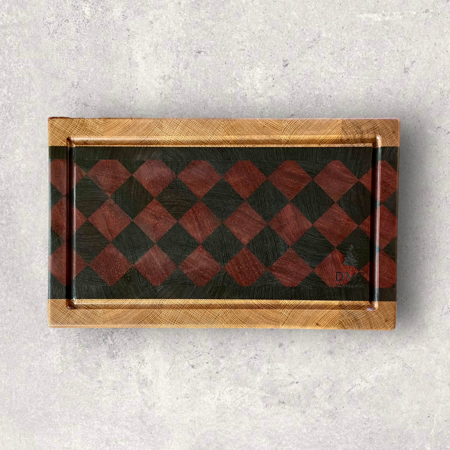 Harlequin End Grain Cutting Board