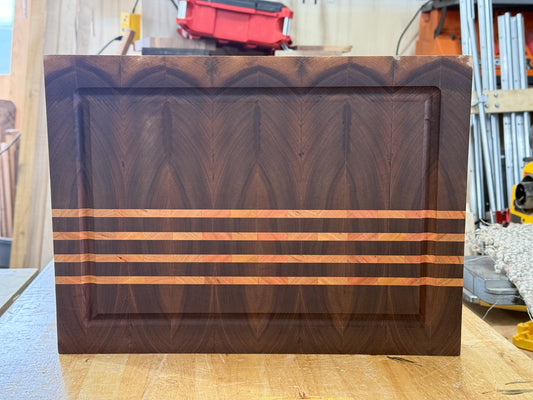 Walnut with Cherry Strips
