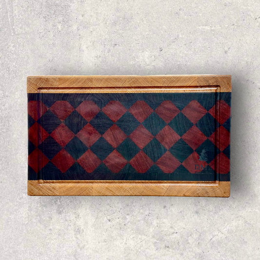 Harlequin End Grain Cutting Board