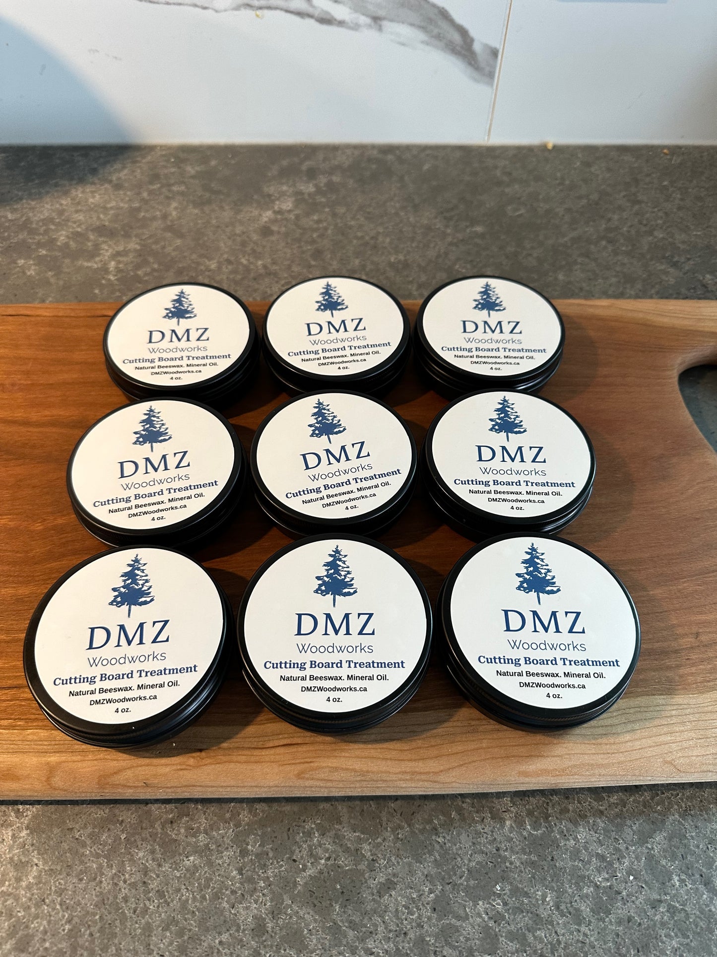 DMZ Woodworks Cutting Board Treatment